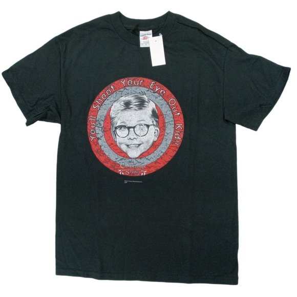 Tennessee River Other - Vintage Deadstock Christmas Story Tee Shirt Ralphie Black Men's Medium Shoot Eye